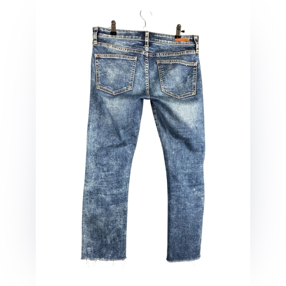 EUC Pilcro and the Letterpress Women’s Mid-rise Distressed Cropped Jeans Sz 26 - Picture 12 of 13